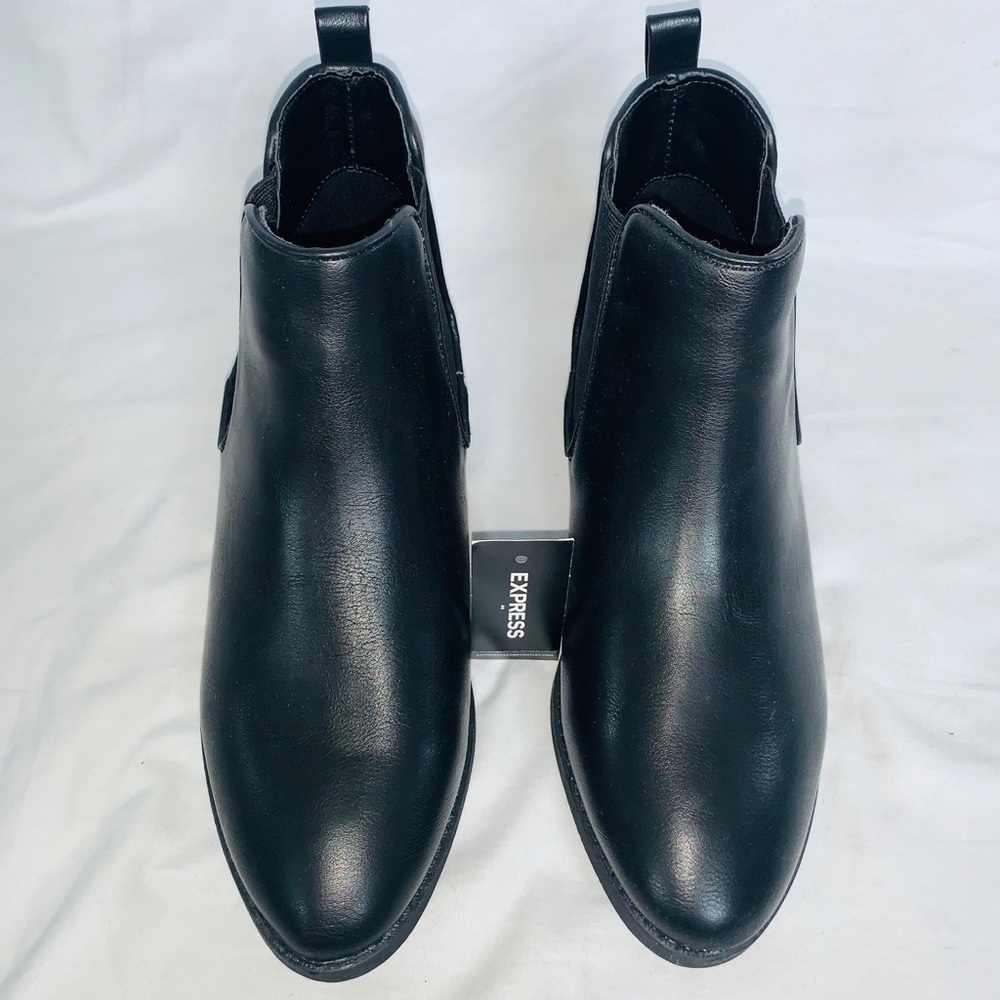 Express Black Booties NWT